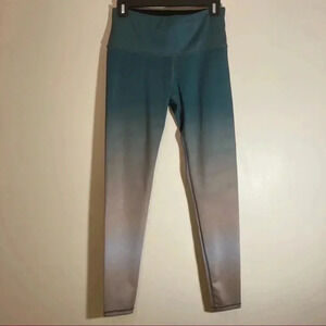 Noli green beige ombre full length  leggings